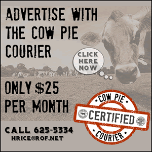 Advertise with the Cow Pie Courier