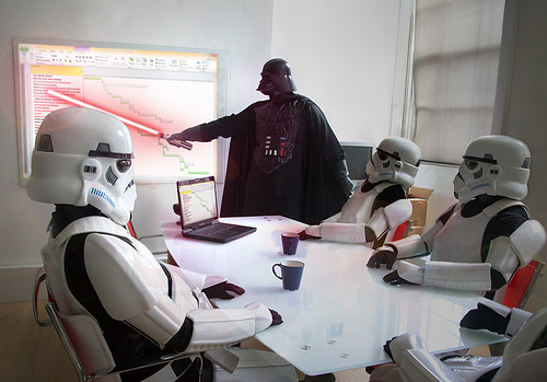 RIFLE, CO — With a number of city councilors noticeably absent at a recent budget workshop meeting, the council and city manager decided to dress up in Star Wars Rebels costumes to make the meeting somewhat more fun.