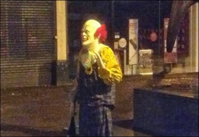 GARFIELD COUNTY, Colo. - He hasn't been sent to us by Judy Collins, but a mysterious creepy clown has been spotted all over Garfield County standing on street corners and freaking people out.
