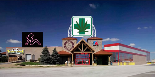 RIFLE, Colo. — A local grocery market in town is expanding and will now feature a famous coffee company, a medical marijuana dispensary, full-fledged beer joint and a brothel.